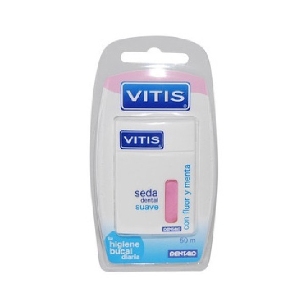 VITIS Seda dental suave con flúor y menta