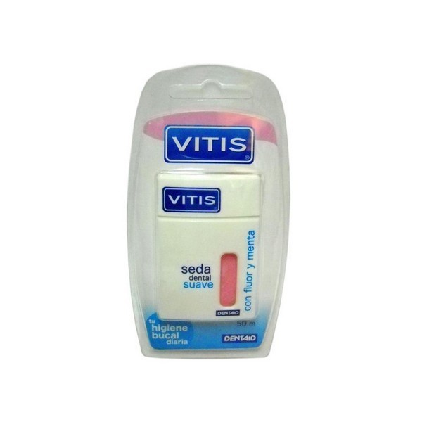 VITIS Seda dental suave con flúor y menta