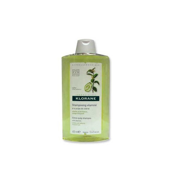 Klorane Champú a la Pulpa de Cidra Vitalidad y Brillo, 400ml