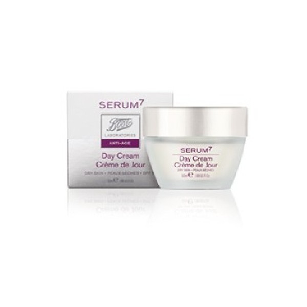 Serum7 Crema Día Protectora SPF15 Anti-Arrugas Piel Seca,50ml