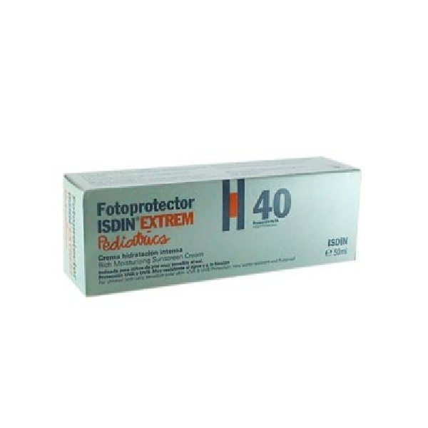 Isdin Fotoprotector Extrem Pediátrico SPF40 Crema, 50ml