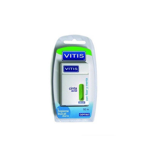 VITIS Cinta dental con fluor y menta