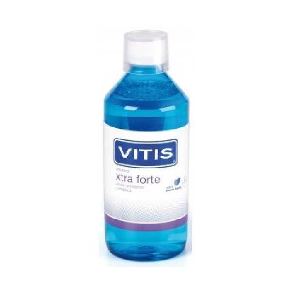 Vitis Enjuague Bucal Xtra Forte sabor menta 500 ml