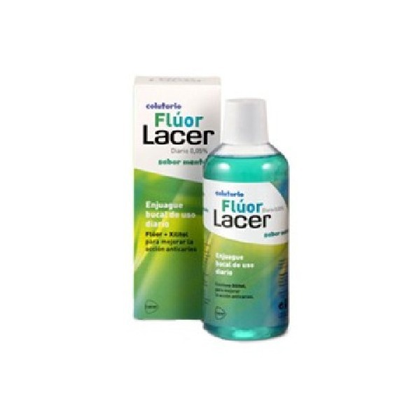 Lacer Flúor Diario 0.05% Colutorio Menta, 500ml