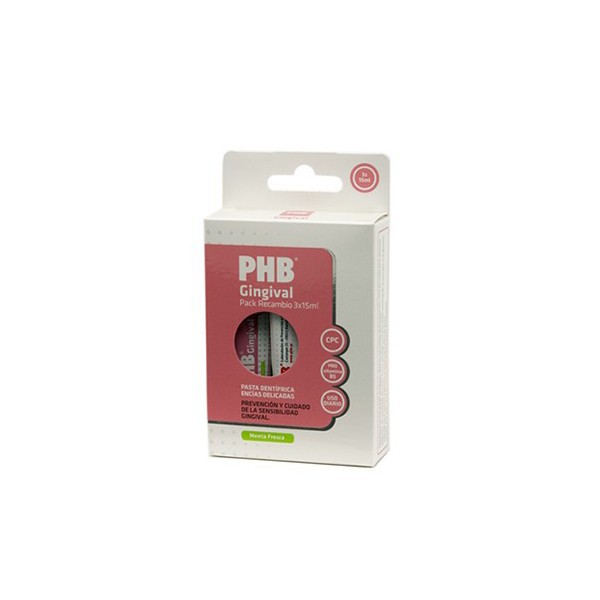 Pack PHB Recambio 3 pastas PHB Gingival 15 ml
