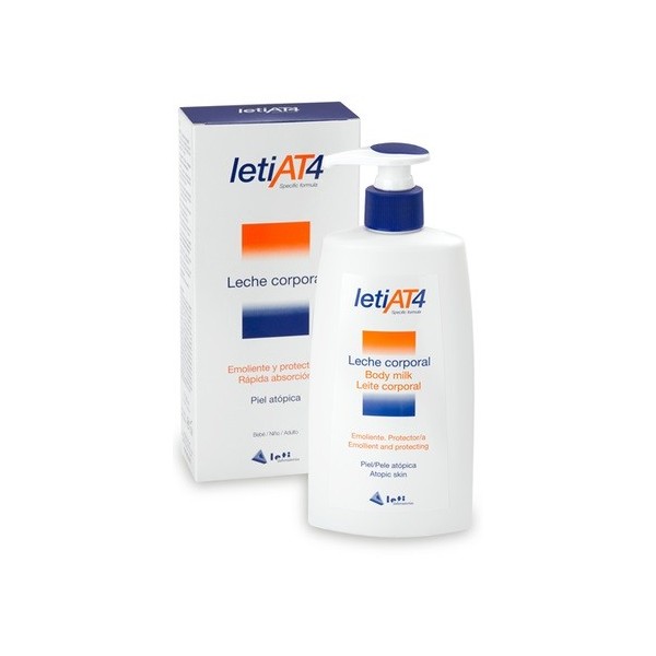 LetiAT4® leche corporal 500 ml Pieles atopicas...