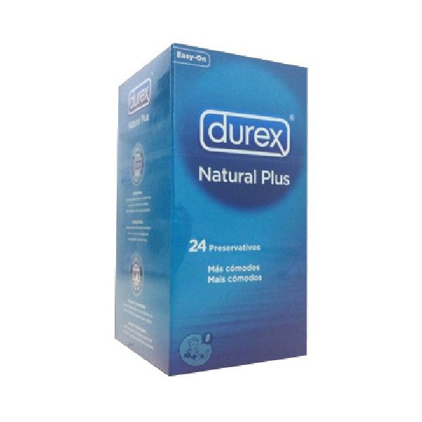 Durex Preservativos Natural Plus, 24 Ud