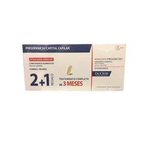 Ducray Anacaps Progressiv 30 x 30 caps. (1 mes gratis)