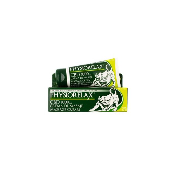 PHYSIORELAX CBD 1000 MG CREMA DE MASAJE 75ml