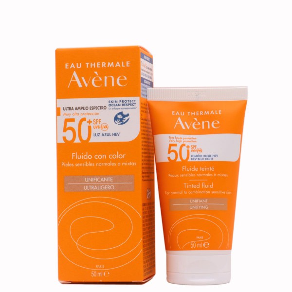 Avene Fluido con color SPF 50+