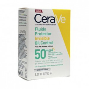 CeraVe Fluido Protector Invisible Oil Control SPF 50+ 50 ml