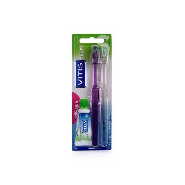 Cepillo Dental Adulto - Vitis (Suave Duplo )