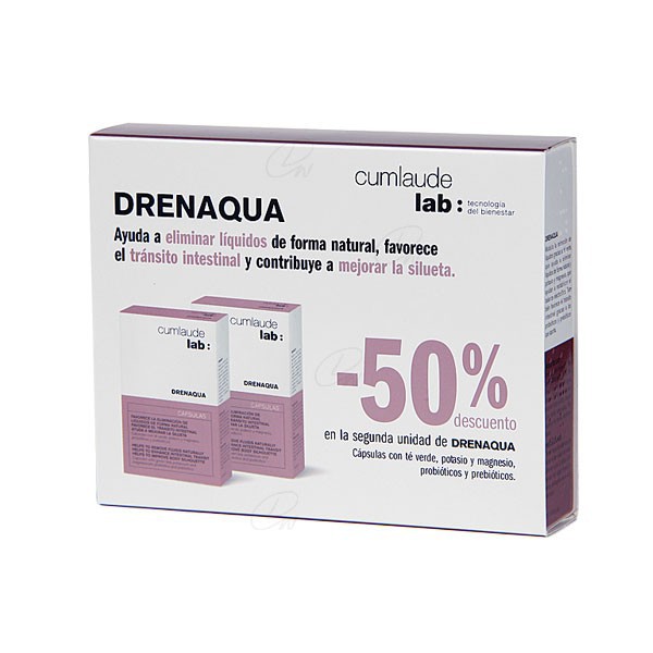 Drenaqua Cumlaude 2 x 30 Capsulas Duplo (50%...