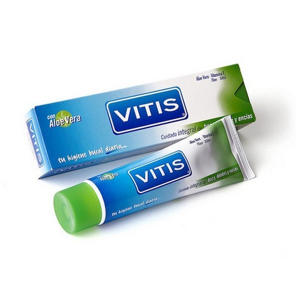 VITIS Pasta dentífrica aloe vera sabor menta 100 ml